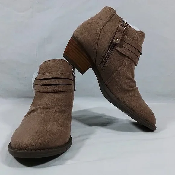 Dr. Scholl's Jenna Women's Ankle Boots-Stucco-Size 6 Medium-Bootie-Comfy-NIB - Picture 1 of 6